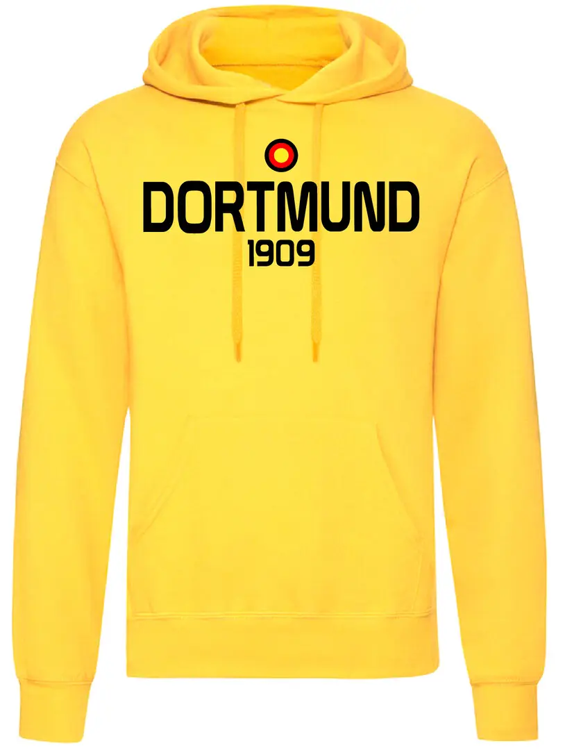 Felpa giallo cappuccio Dortmund 1909