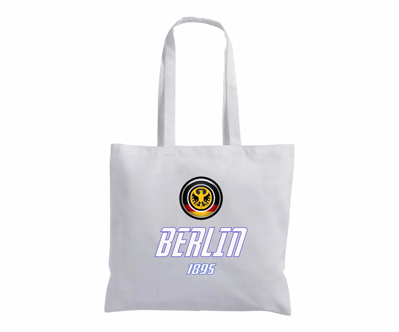 Shopper borsa in cotone bandiera Berlin Germania