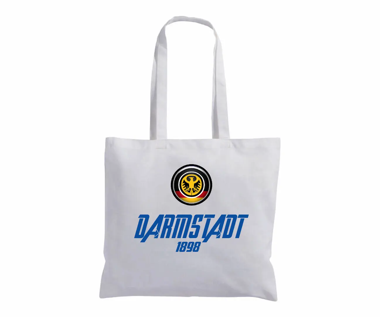 Shopper borsa in cotone bandiera Darmstadt Germania