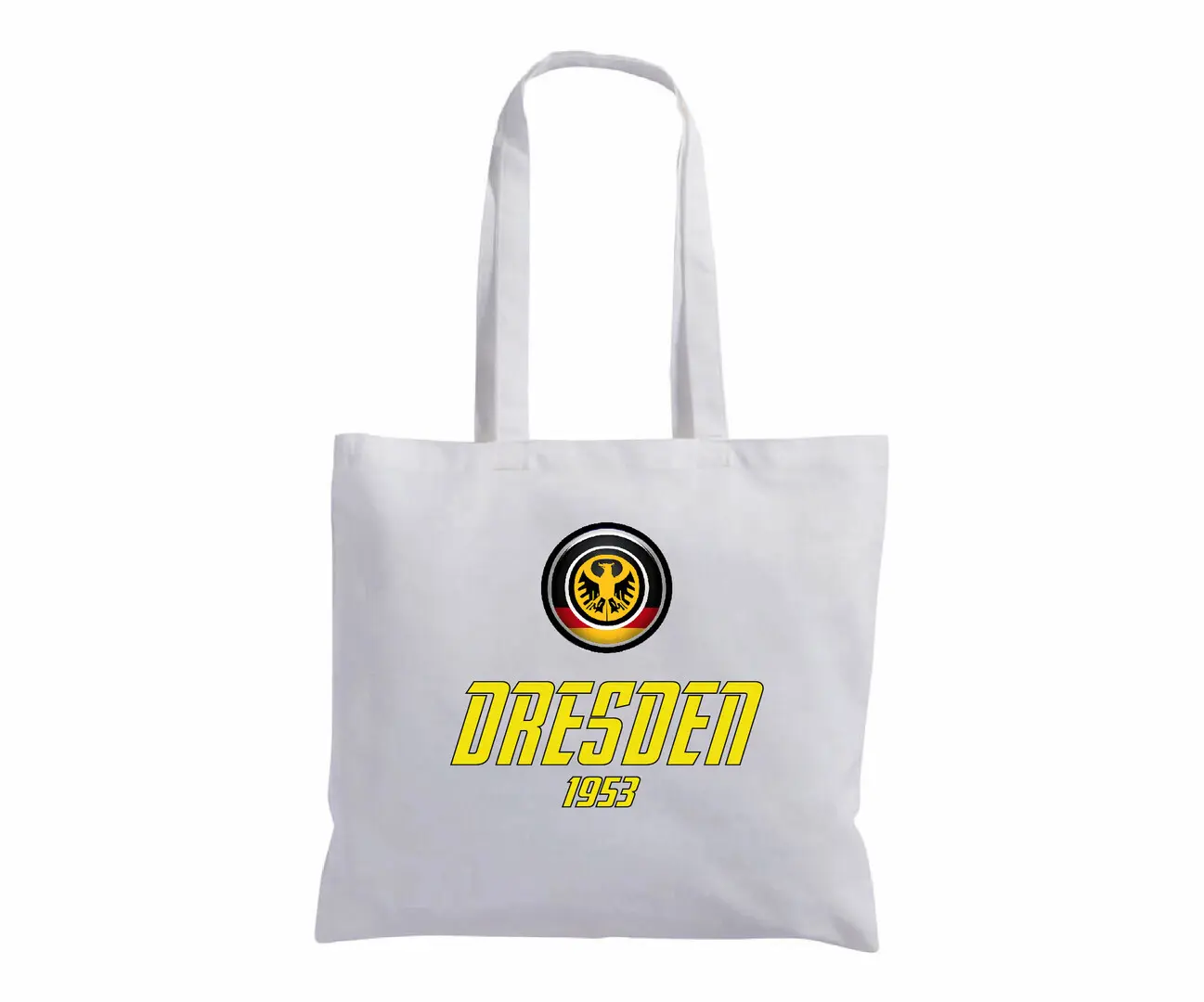 Shopper borsa in cotone bandiera Dresden Germania