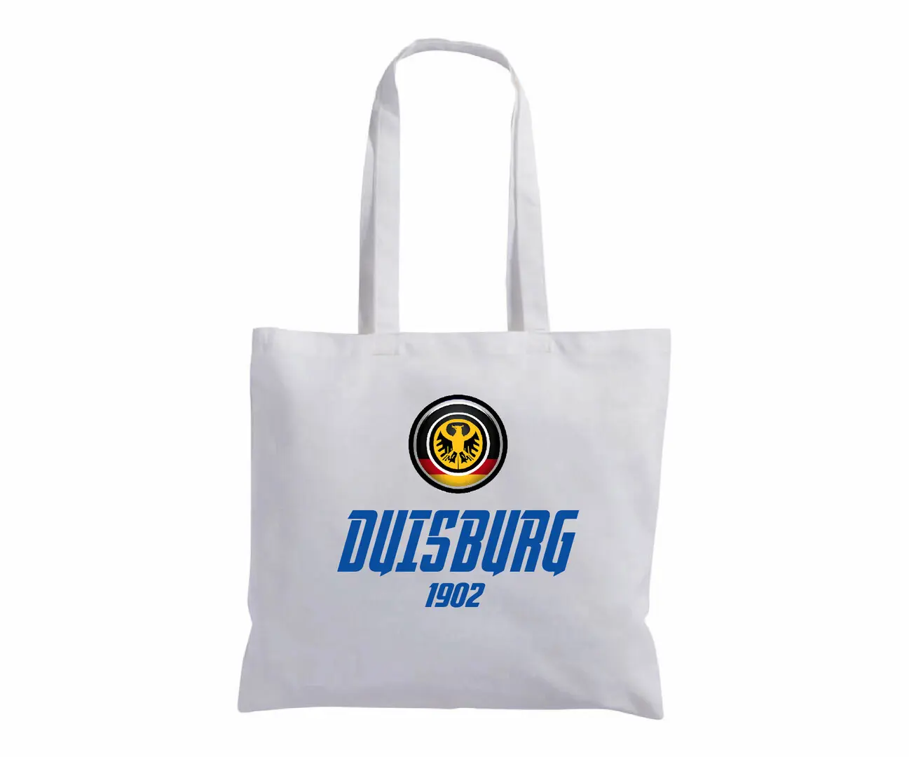 Shopper borsa in cotone bandiera Duisburg Germania