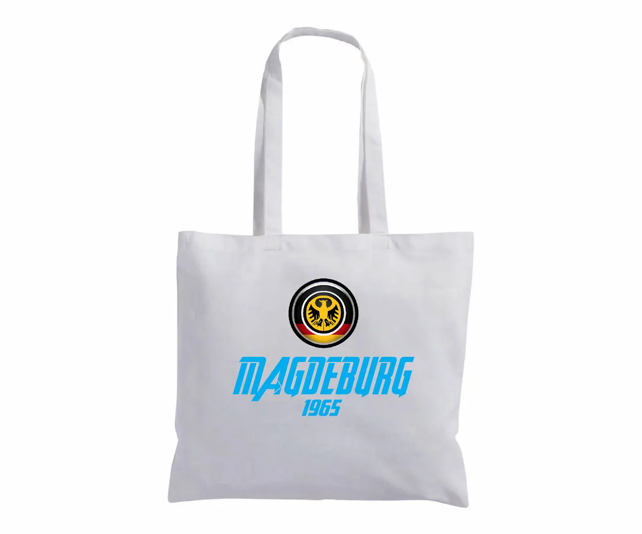 Shopper borsa in cotone bandiera Magdeburg Germania