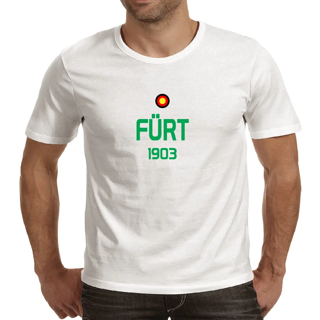 Maglietta bianca Fürth tricolore tedesco