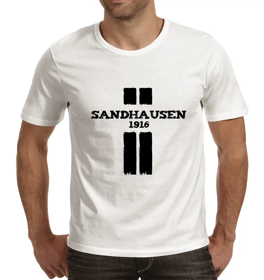 Maglietta bianca bandiera Sandhausen