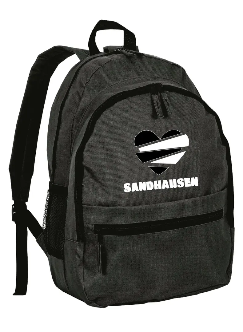 Zainetto nero Sandhausen cuore